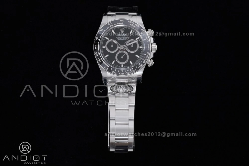HighQuality 2023 Daytona 126500 Clean 1:1 Best Edition 904L Steel Black Dial on SS Bracelet DD 489