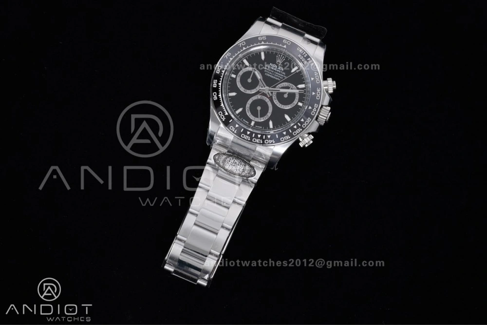 HighQuality 2023 Daytona 126500 Clean 1:1 Best Edition 904L Steel Black Dial on SS Bracelet DD 489