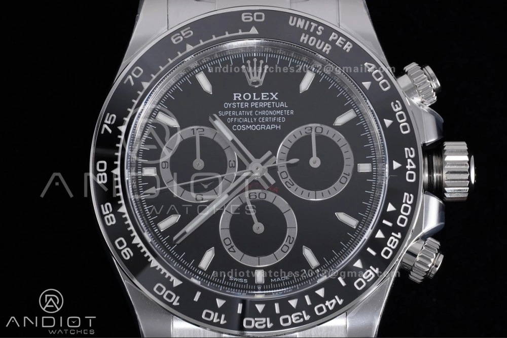 HighQuality 2023 Daytona 126500 Clean 1:1 Best Edition 904L Steel Black Dial on SS Bracelet DD 489