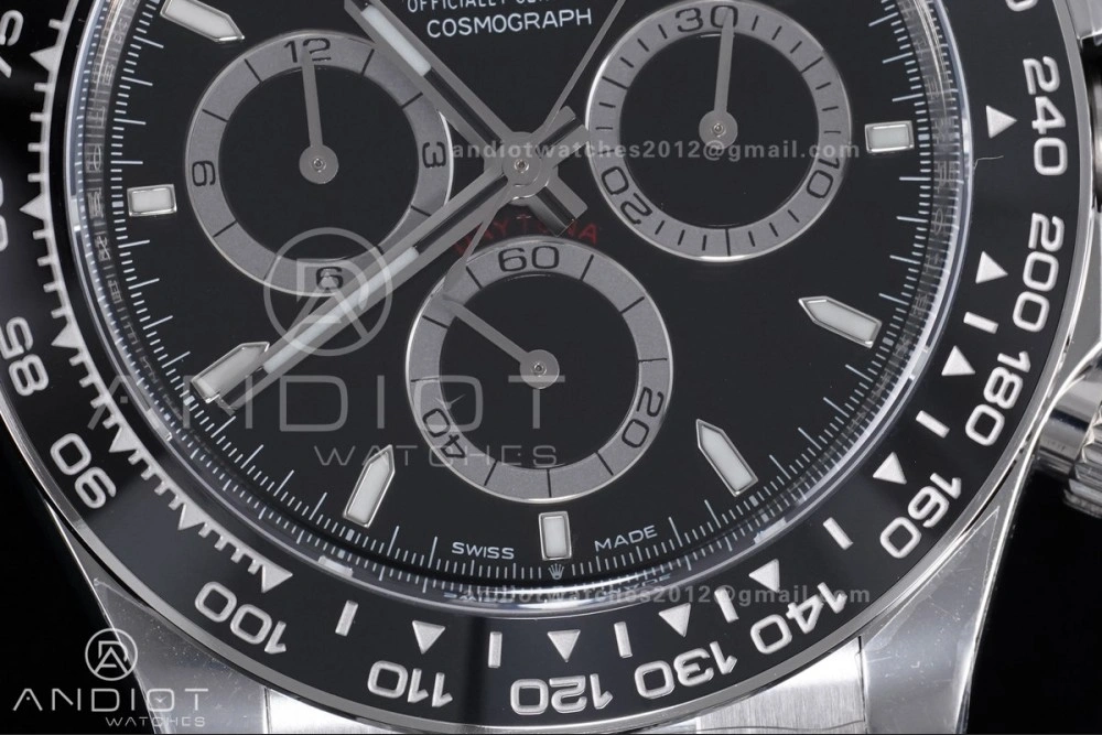 HighQuality 2023 Daytona 126500 Clean 1:1 Best Edition 904L Steel Black Dial on SS Bracelet DD 489