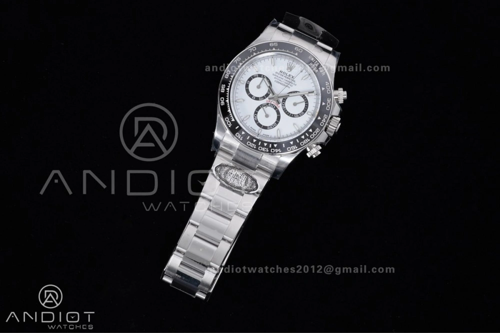 Neat 2023 Daytona 126500 Clean 1:1 Best Edition 904L Steel White Dial on SS Bracelet DD 490