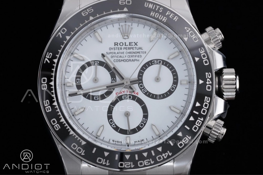 Neat 2023 Daytona 126500 Clean 1:1 Best Edition 904L Steel White Dial on SS Bracelet DD 490