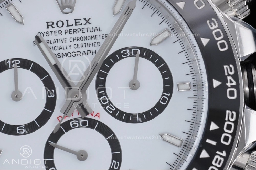 Neat 2023 Daytona 126500 Clean 1:1 Best Edition 904L Steel White Dial on SS Bracelet DD 490