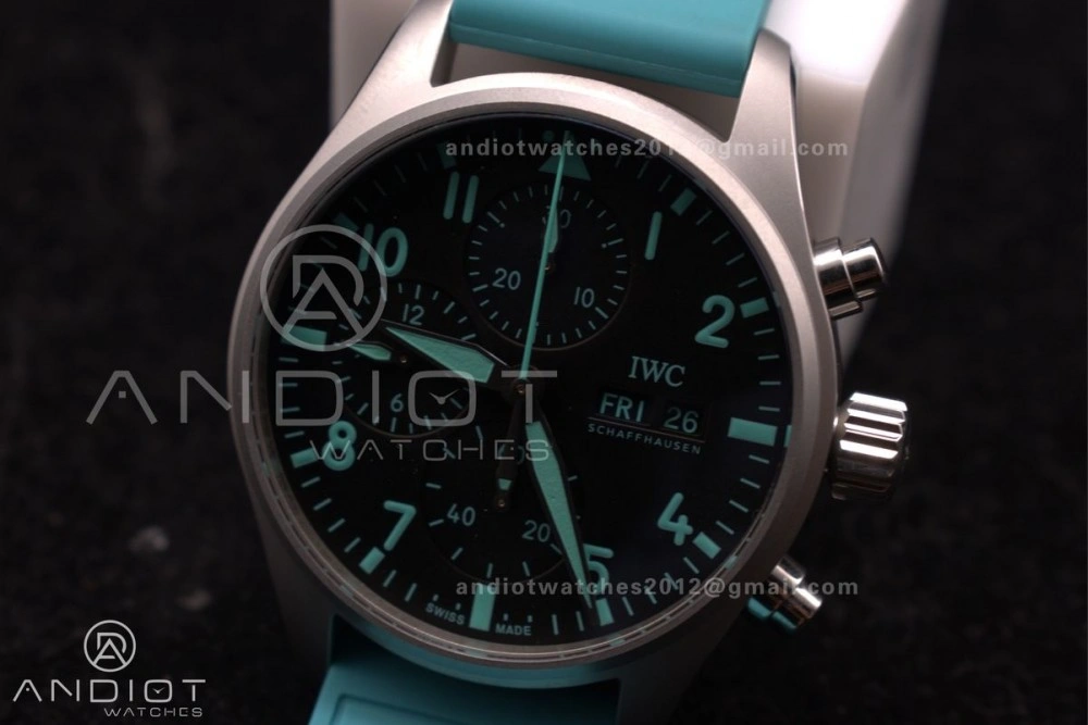 MultiPurpose 2023 TW Factory Best 1:1   IWC Chronograph IW388106 Mercedes-AMG Petronas FORMULA ONE TEAM Green 283