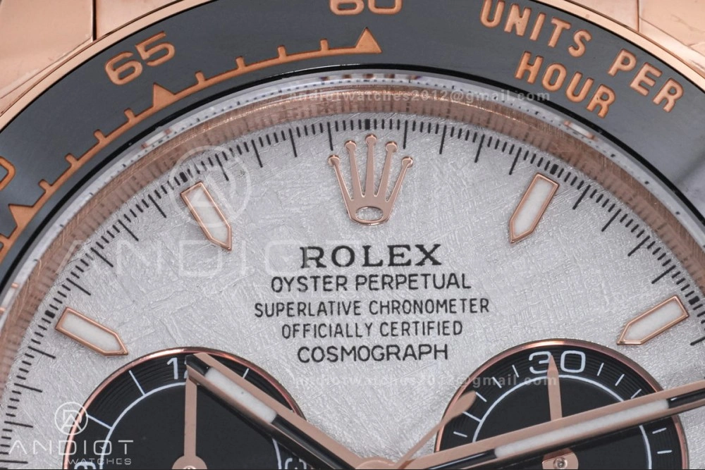 Attractive 2025 Daytona 126515 QF 1:1 Best Edition Meteorite Dial on Oyster-flex Strap QF4131 V10 (Gain Weight) 501