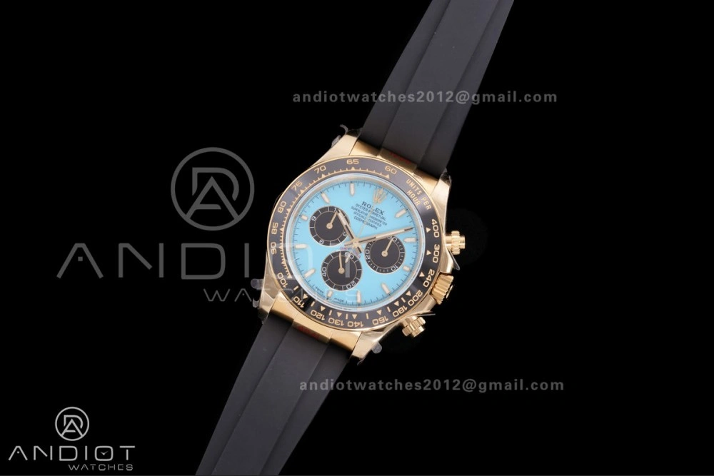 Youthful 2025 Daytona 126518 QF 1:1 Best Edition Turquoise Dial on Oyster-flex Strap QF4131 V10 (Gain Weight) 502