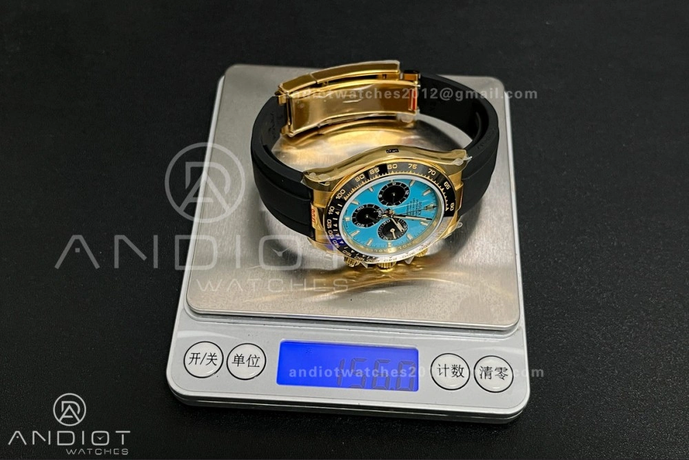 Youthful 2025 Daytona 126518 QF 1:1 Best Edition Turquoise Dial on Oyster-flex Strap QF4131 V10 (Gain Weight) 502