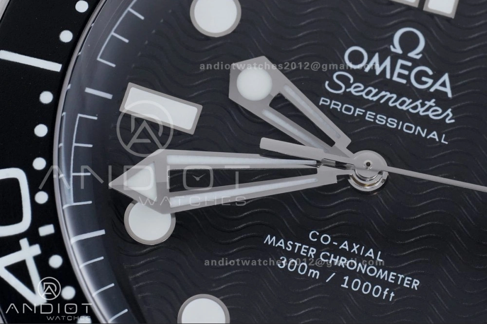 2025 New Seamaster 300 VSF 1:1 Best Edition Black Dial on SS Mesh Bracelet SA Durable 19