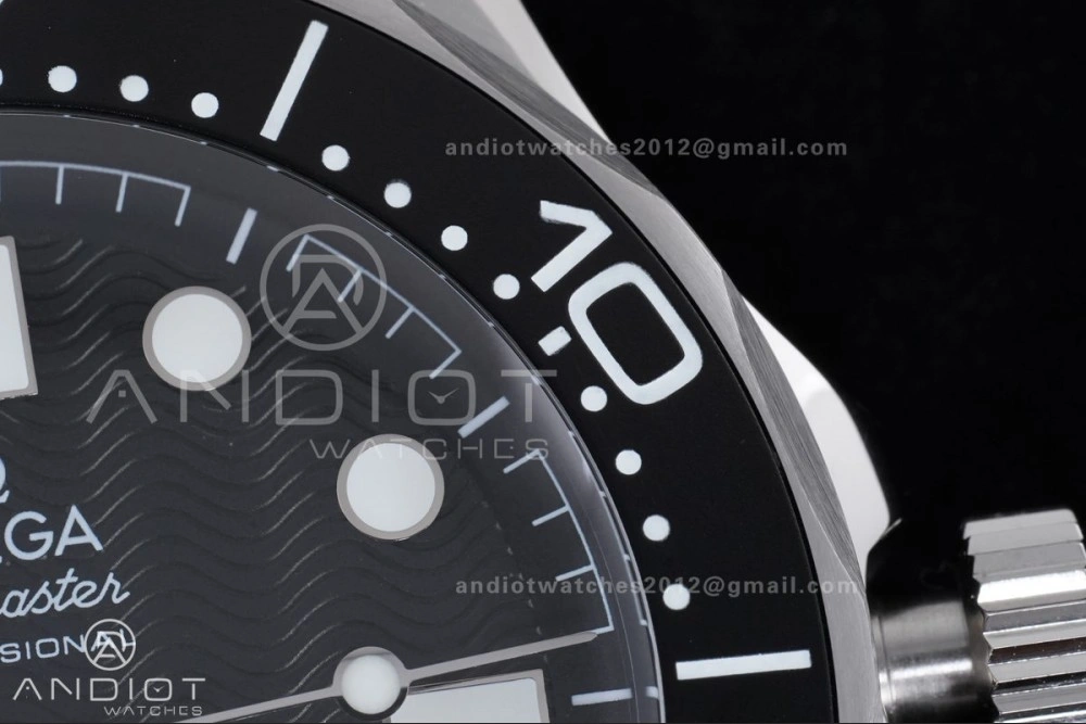 2025 New Seamaster 300 VSF 1:1 Best Edition Black Dial on SS Mesh Bracelet SA Durable 19