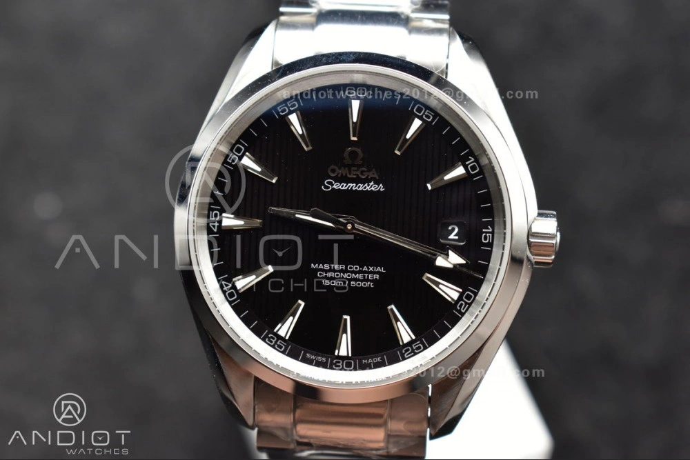 Aqua Terra 150M SS VSF 1:1 Best Edition Black Vertical Dial On SS Bracelet A TopPick 15