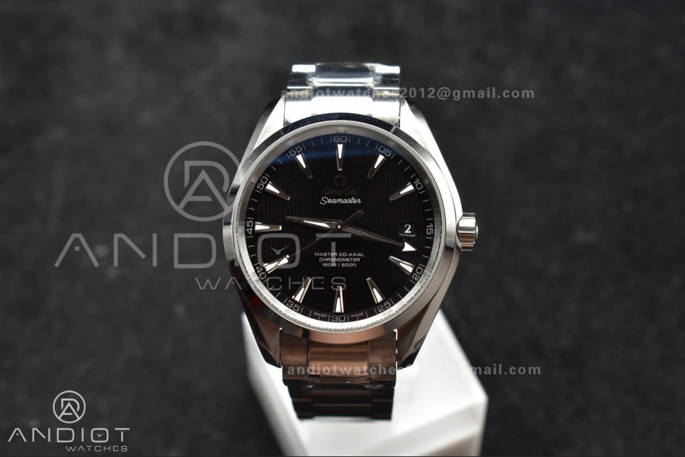 Aqua Terra 150M SS VSF 1:1 Best Edition Black Vertical Dial On SS Bracelet A TopPick 15