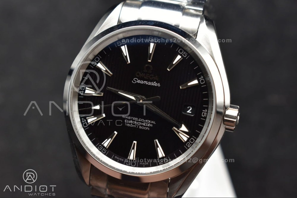 Aqua Terra 150M SS VSF 1:1 Best Edition Black Vertical Dial On SS Bracelet A TopPick 15