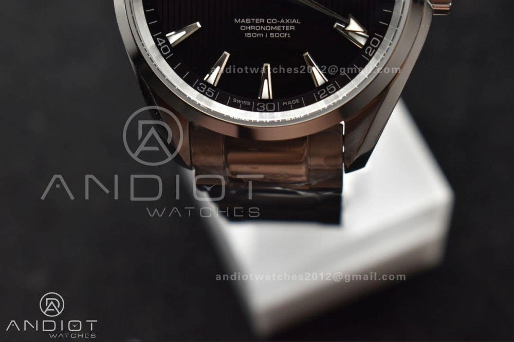 Aqua Terra 150M SS VSF 1:1 Best Edition Black Vertical Dial On SS Bracelet A TopPick 15