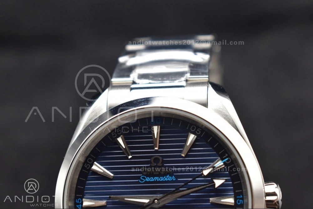 Comfortable Aqua Terra 150M SS VSF 1:1 Best Edition Blue Dial On SS Bracelet A 29