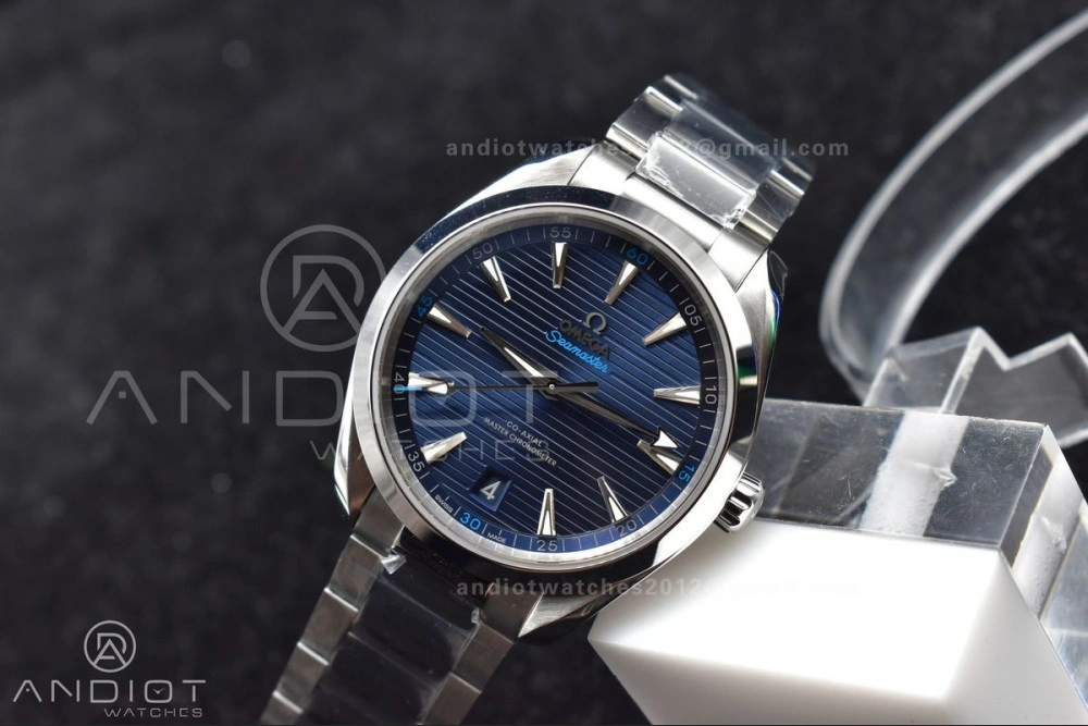 Comfortable Aqua Terra 150M SS VSF 1:1 Best Edition Blue Dial On SS Bracelet A 29