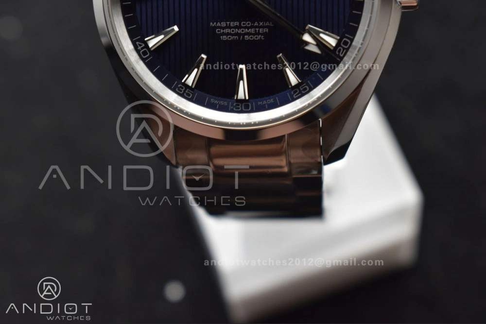 OdorResistant Aqua Terra 150M SS VSF 1:1 Best Edition Blue Vertical Dial On SS Bracelet A 13