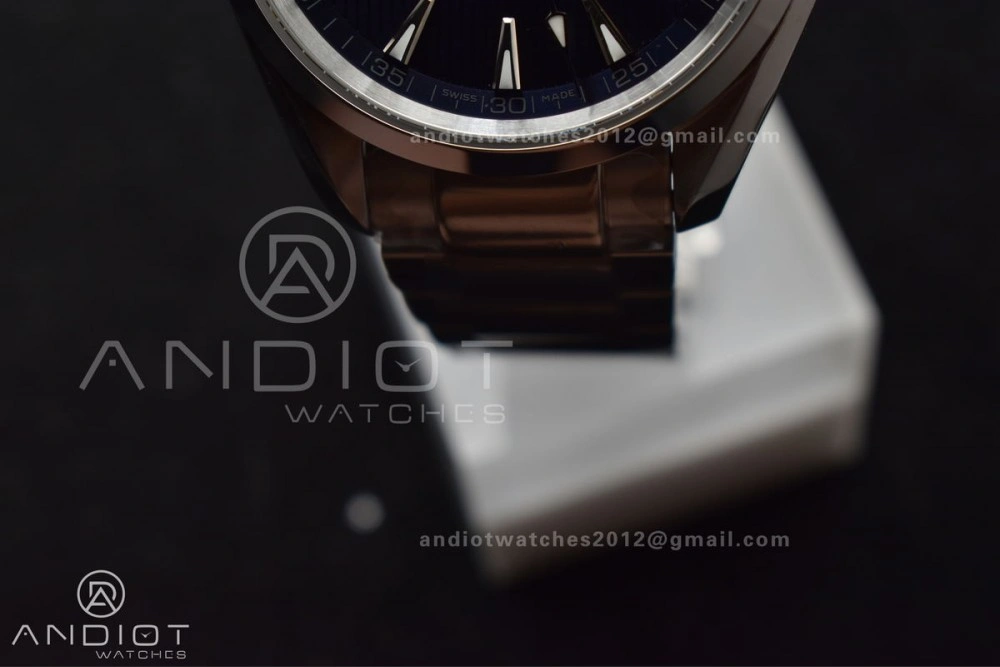 OdorResistant Aqua Terra 150M SS VSF 1:1 Best Edition Blue Vertical Dial On SS Bracelet A 13