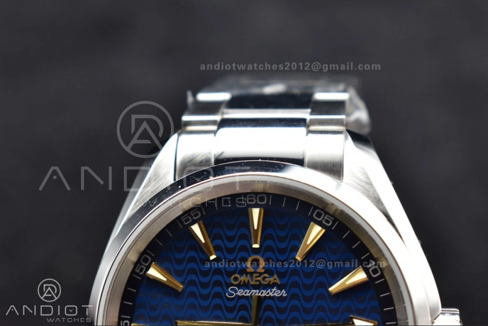 Aqua Terra 150M SS VSF 1:1 Best Edition Blue Waved Dial On SS Bracelet A Compact 21