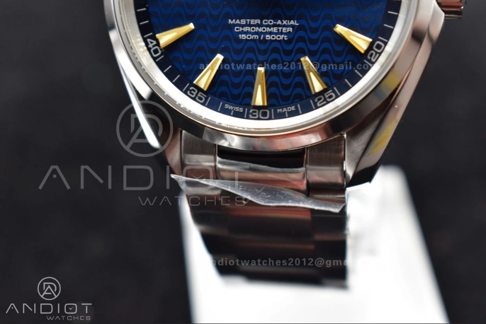 Aqua Terra 150M SS VSF 1:1 Best Edition Blue Waved Dial On SS Bracelet A Compact 21