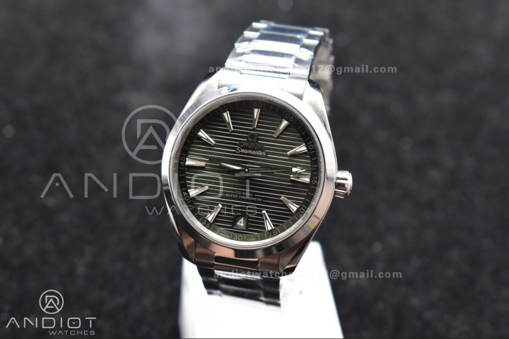 Aqua Terra 150M SS VSF 1:1 Best Edition Teak Dial on SS Bracelet A Comfortable 17
