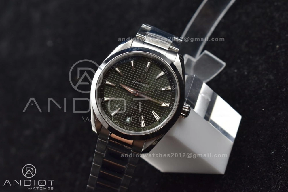 Aqua Terra 150M SS VSF 1:1 Best Edition Teak Dial on SS Bracelet A Comfortable 17