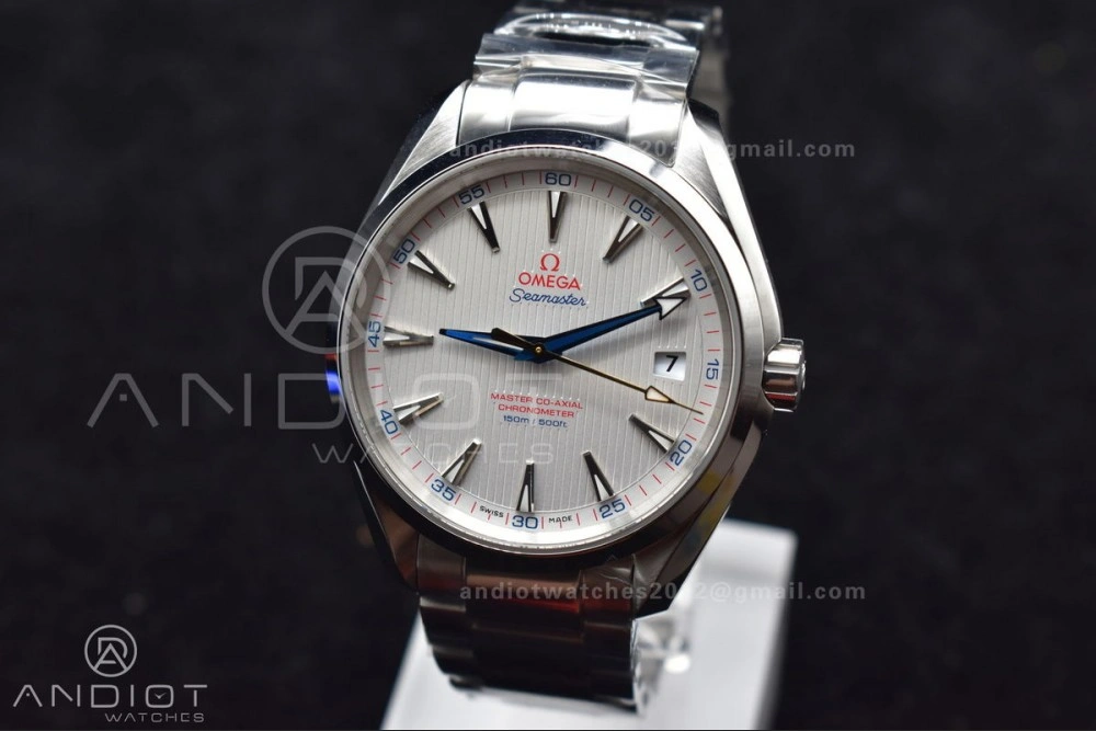 Vibrant Aqua Terra 150M SS VSF 1:1 Best Edition White Dial On SS Bracelet A 16