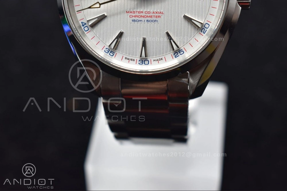 Vibrant Aqua Terra 150M SS VSF 1:1 Best Edition White Dial On SS Bracelet A 16