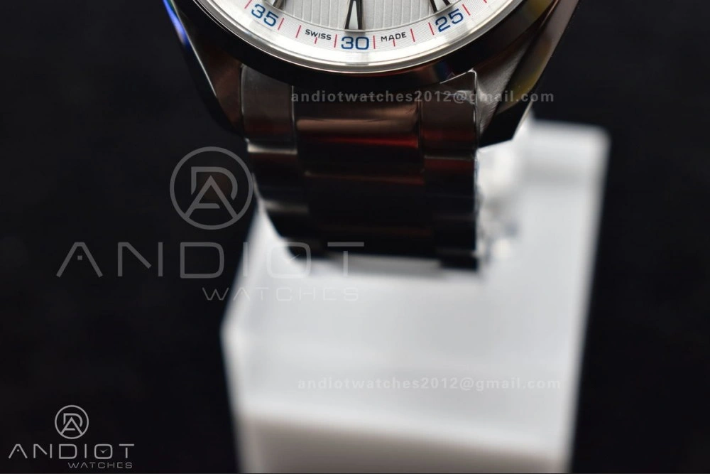 Vibrant Aqua Terra 150M SS VSF 1:1 Best Edition White Dial On SS Bracelet A 16