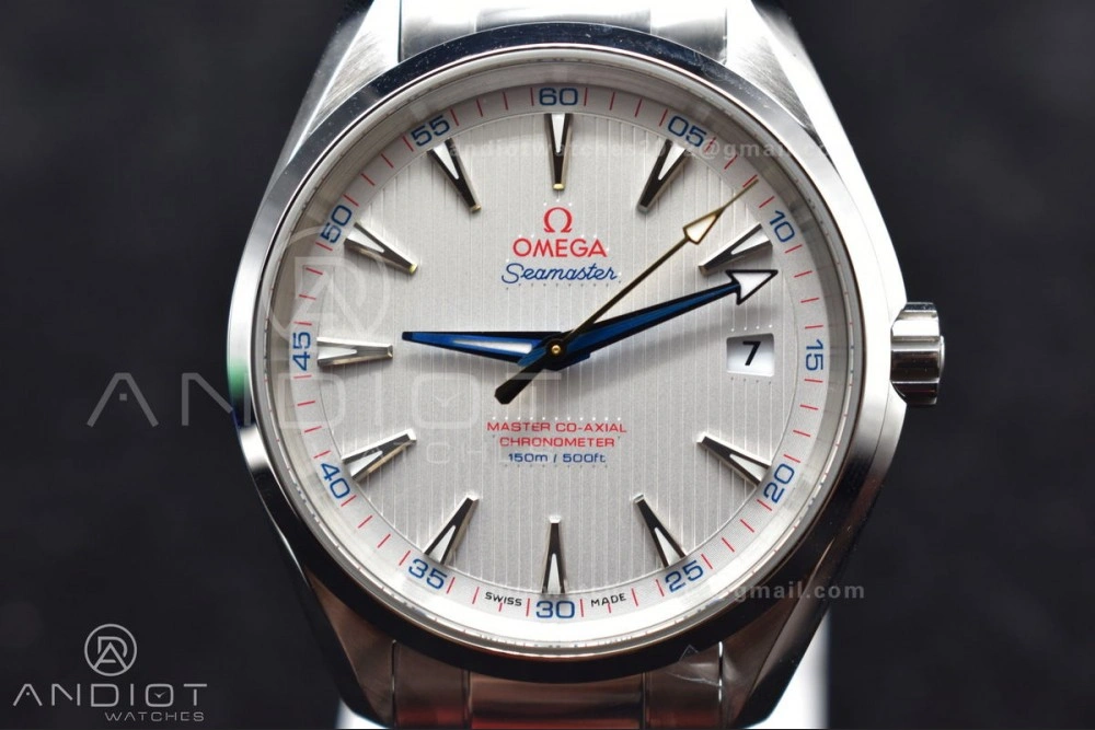 Vibrant Aqua Terra 150M SS VSF 1:1 Best Edition White Dial On SS Bracelet A 16
