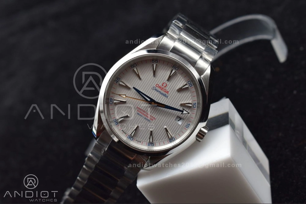 Vibrant Aqua Terra 150M SS VSF 1:1 Best Edition White Dial On SS Bracelet A 16