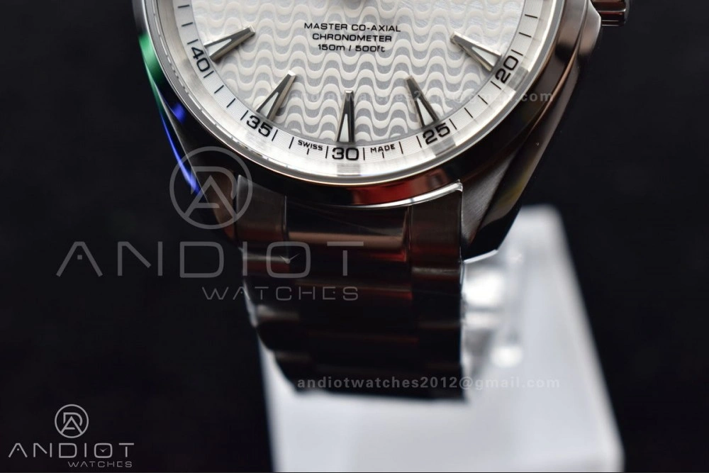 QuickDry Aqua Terra 150M SS VSF 1:1 Best Edition White Waved Dial On SS Bracelet A 8