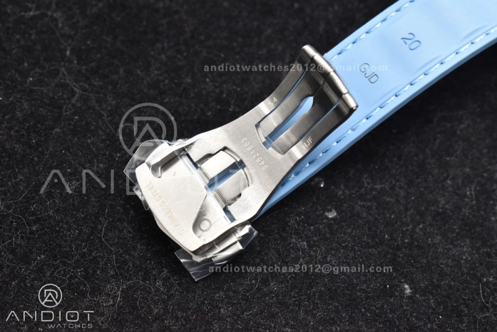 Aqua Terra 41mm VSF 1:1 Best Edition Summer Blue Dial on Blue Rubber Strap A8900 Super Clone Flexible 31