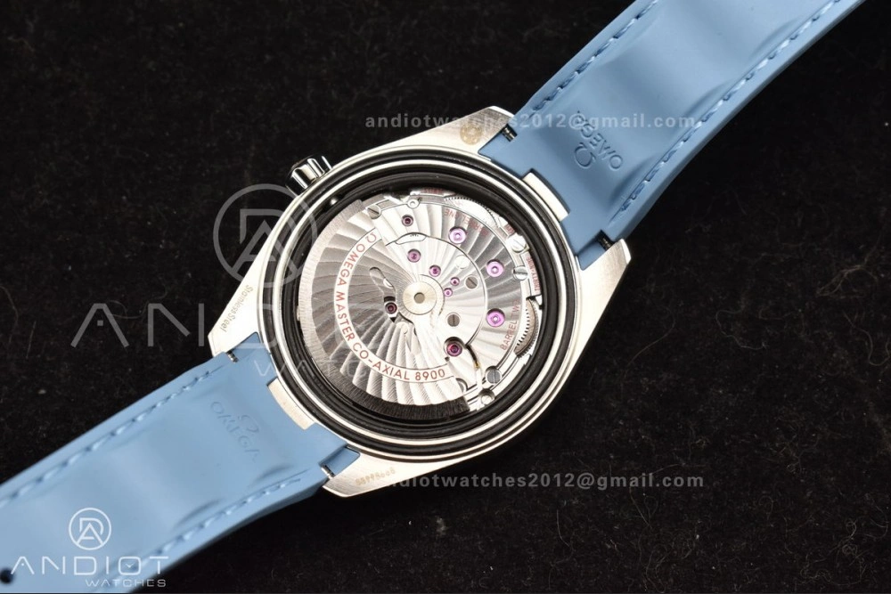 Aqua Terra 41mm VSF 1:1 Best Edition Summer Blue Dial on Blue Rubber Strap A8900 Super Clone Flexible 31