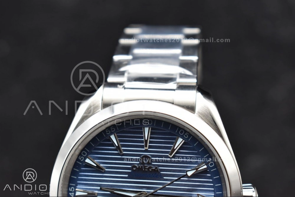 Aqua Terra 41mm VSF 1:1 Best Edition Summer Blue Dial on Stainless Bracelet A8900 Super Clone Snug 12
