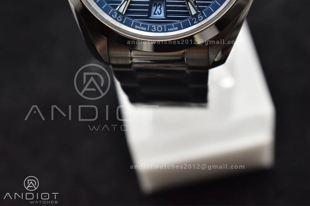 Aqua Terra 41mm VSF 1:1 Best Edition Summer Blue Dial on Stainless Bracelet A8900 Super Clone Snug 12