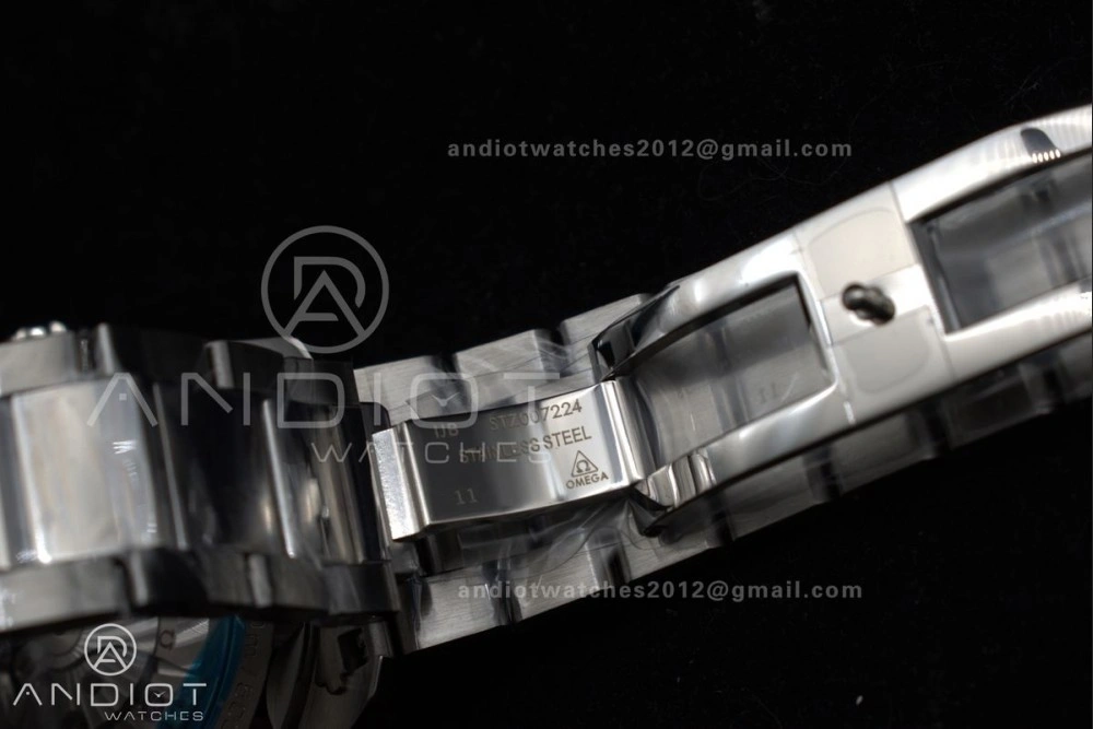 Youthful Aqua Terra GMT Worldtimer 43mm Green Ceramic VSF 1:1 Best Edition on SS Bracelet A8938 Super Clone 6