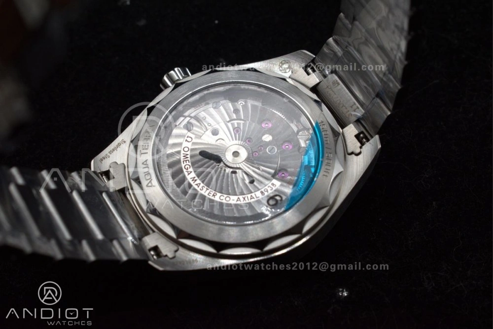 Youthful Aqua Terra GMT Worldtimer 43mm Green Ceramic VSF 1:1 Best Edition on SS Bracelet A8938 Super Clone 6