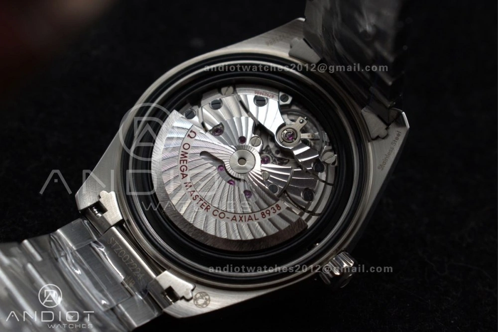 Youthful Aqua Terra GMT Worldtimer 43mm Green Ceramic VSF 1:1 Best Edition on SS Bracelet A8938 Super Clone 6