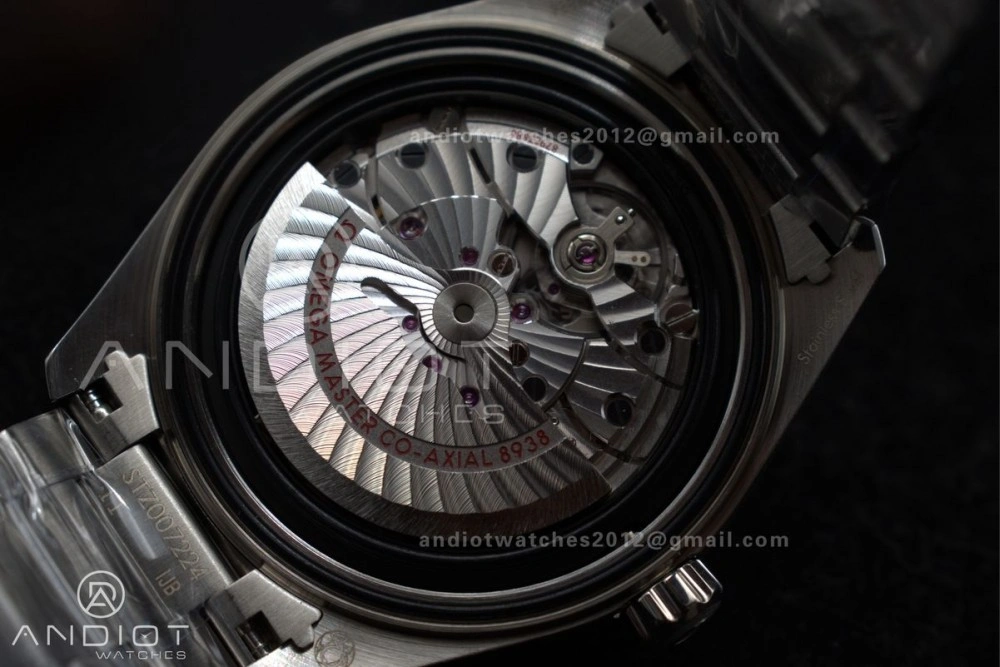 Youthful Aqua Terra GMT Worldtimer 43mm Green Ceramic VSF 1:1 Best Edition on SS Bracelet A8938 Super Clone 6