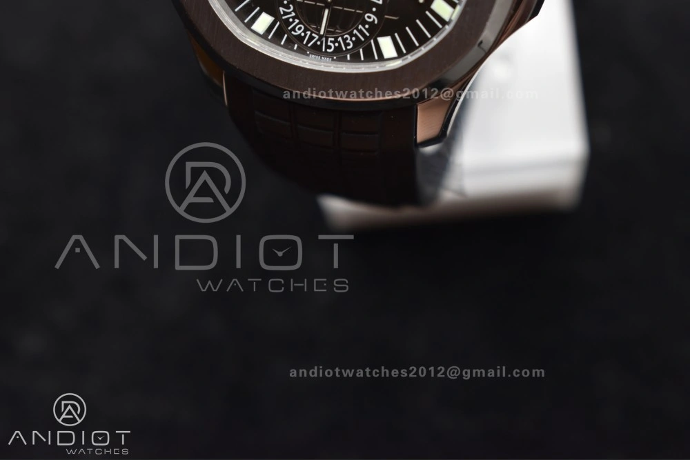 Aquanaut 5164A SS GRF Best Edition Gray Dial on Black Rubber Strap A324 V Premium 383