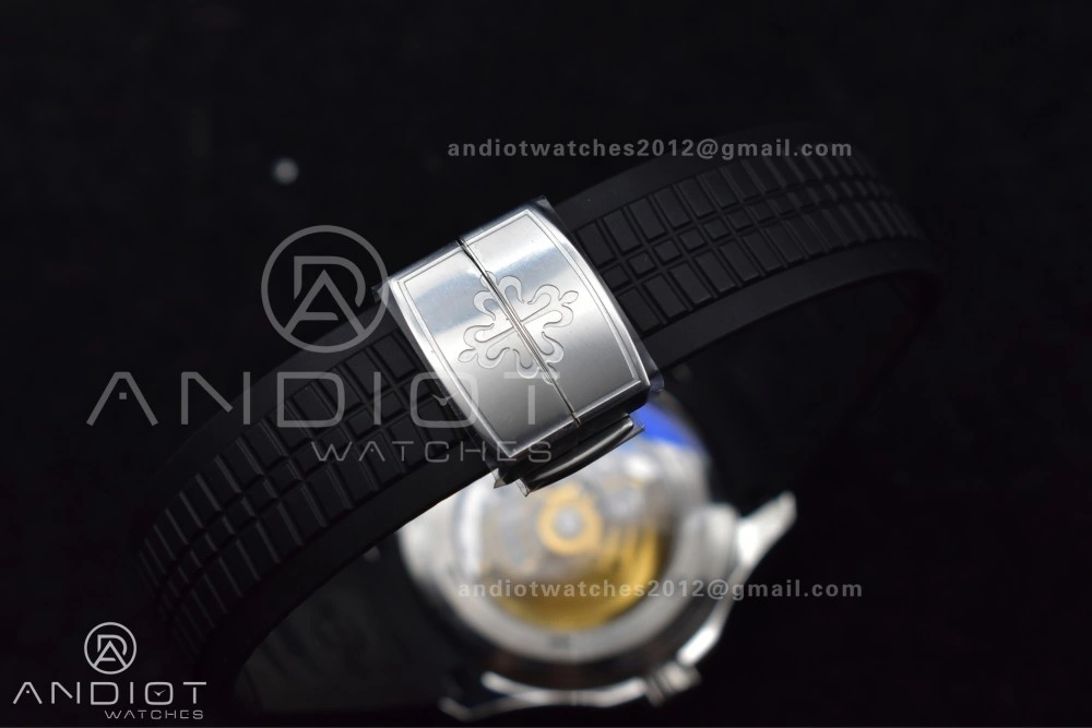 Aquanaut 5164A SS GRF Best Edition Gray Dial on Black Rubber Strap A324 V Premium 383
