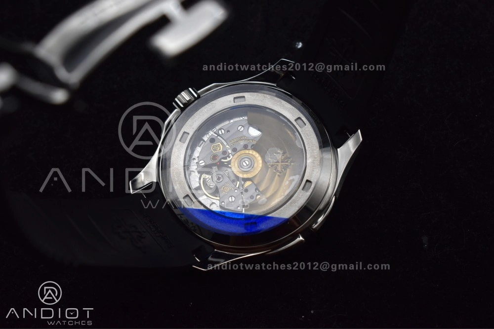 Aquanaut 5164A SS GRF Best Edition Gray Dial on Black Rubber Strap A324 V Premium 383