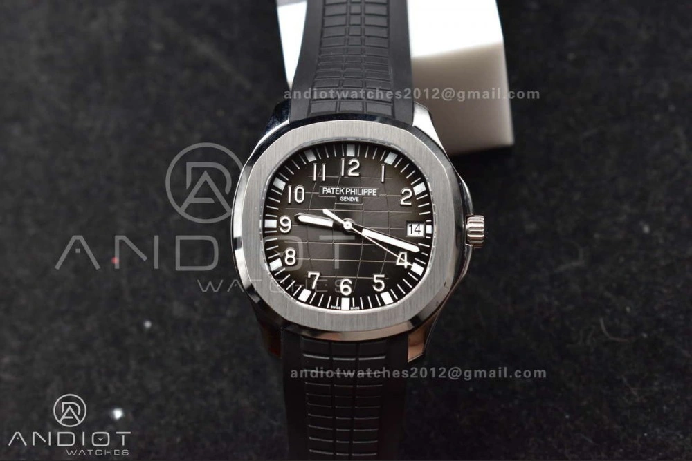 Aquanaut 5167A SS ZF 1:1 Best Edition Black Dial on Black Rubber Strap 324CS V Attractive 377