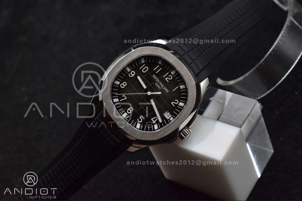 Aquanaut 5167A SS ZF 1:1 Best Edition Black Dial on Black Rubber Strap 324CS V Attractive 377