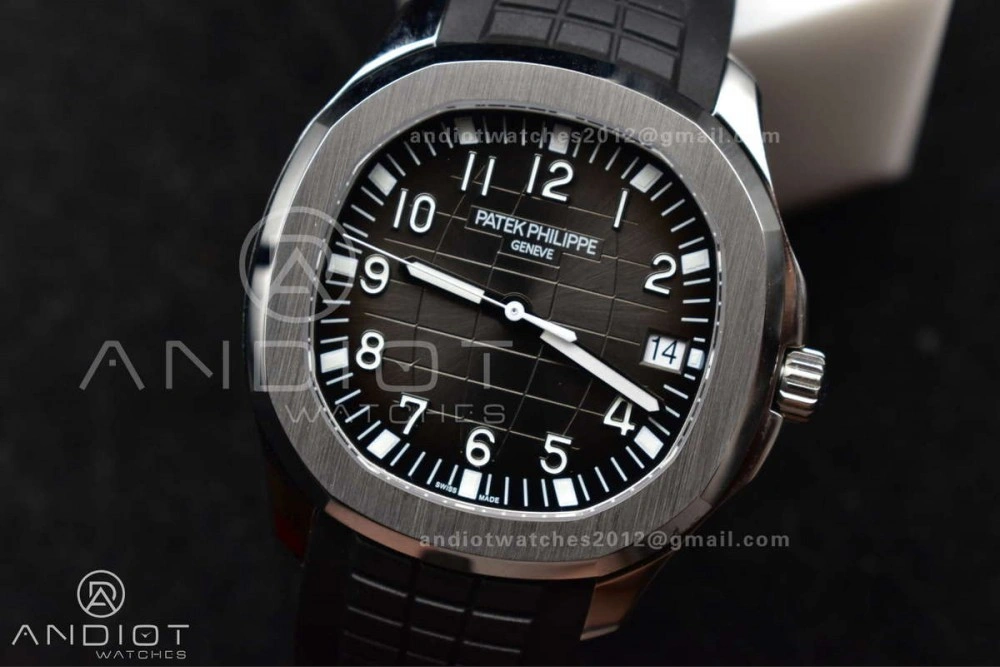 Aquanaut 5167A SS ZF 1:1 Best Edition Black Dial on Black Rubber Strap 324CS V Attractive 377