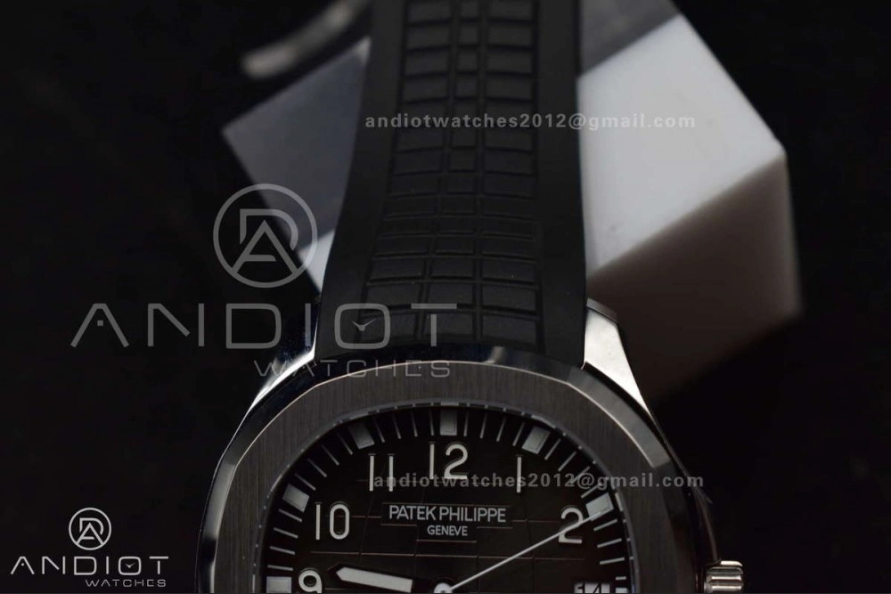 Aquanaut 5167A SS ZF 1:1 Best Edition Black Dial on Black Rubber Strap 324CS V Attractive 377