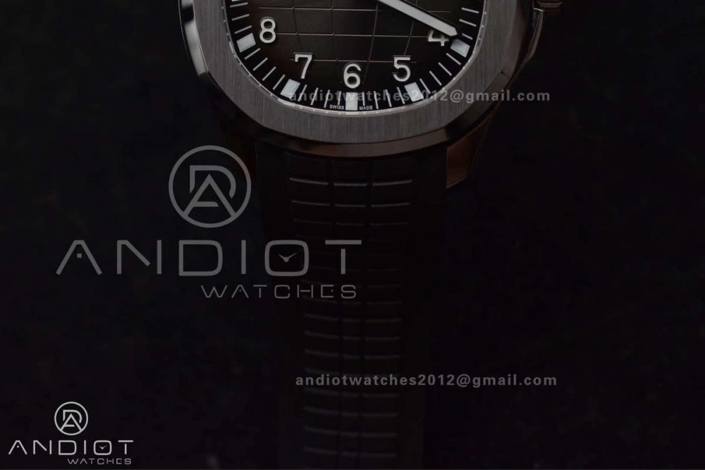 Aquanaut 5167A SS ZF 1:1 Best Edition Black Dial on Black Rubber Strap 324CS V Attractive 377