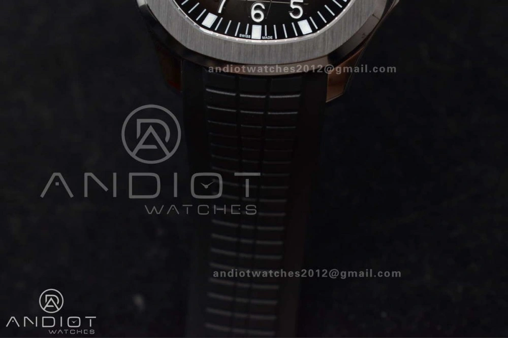 Aquanaut 5167A SS ZF 1:1 Best Edition Black Dial on Black Rubber Strap 324CS V Attractive 377
