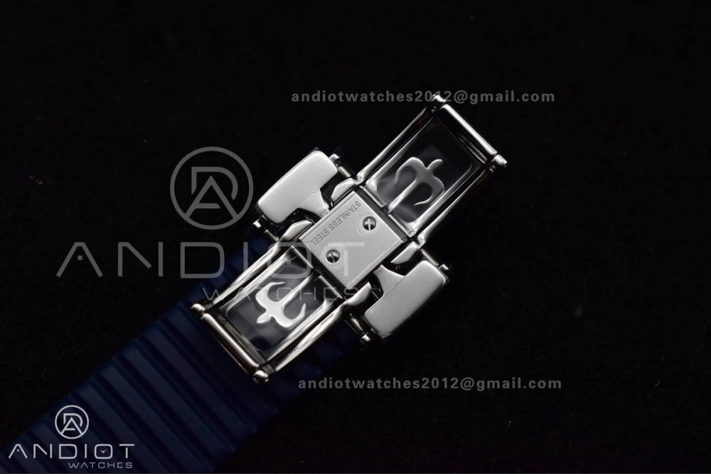 Snug Aquanaut 5167G 42mm SS 3KF 1:1 Best Edition Blue Dial on Blue Rubber Strap A330 Super Clone V 385