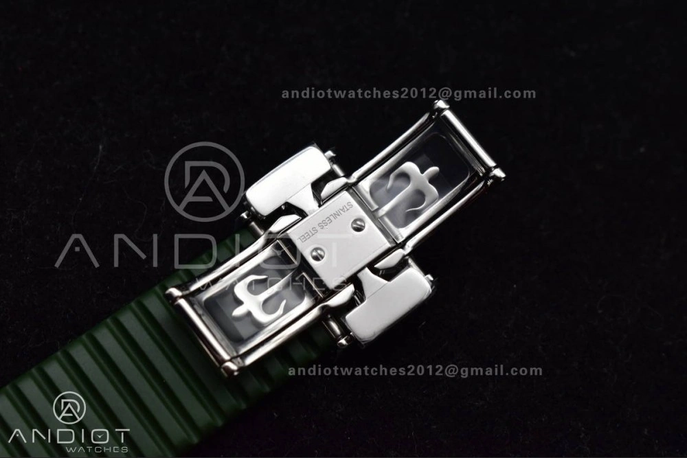 Aquanaut 5167G 42mm SS 3KF 1:1 Best Edition Green Dial on Green Rubber Strap A330 Super Clone V AllSeason 375